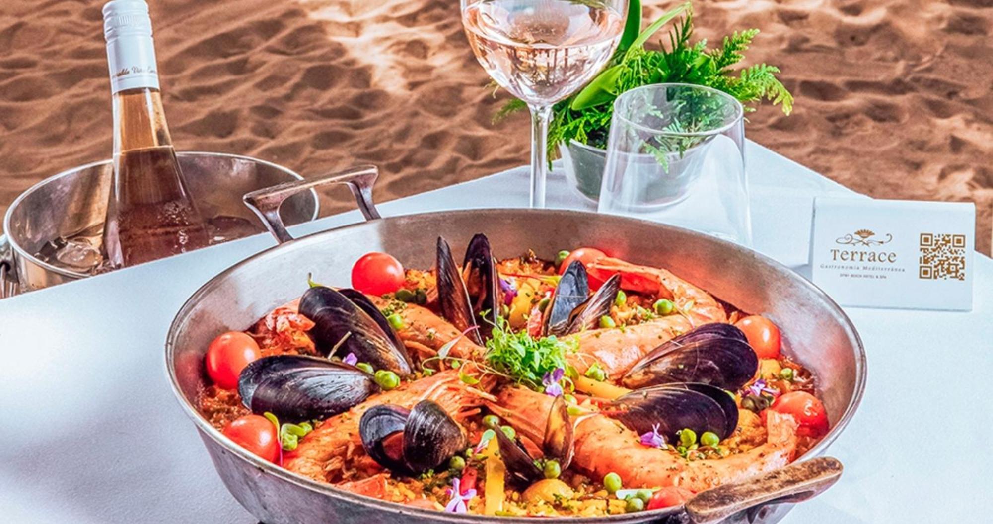 Dpny Beach Hotel & Spa Ilhabela Exterior photo Paella