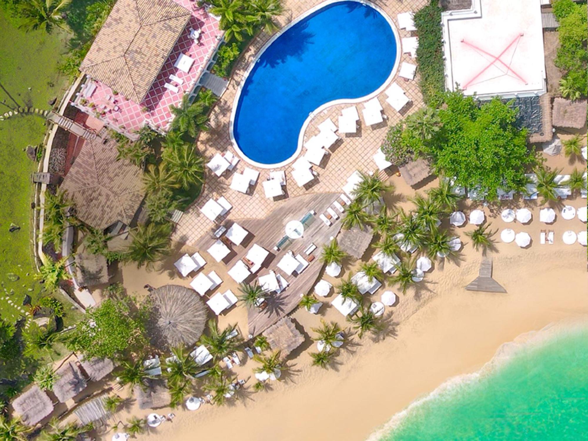 Dpny Beach Hotel & Spa Ilhabela Exterior photo Aerial view of the resort